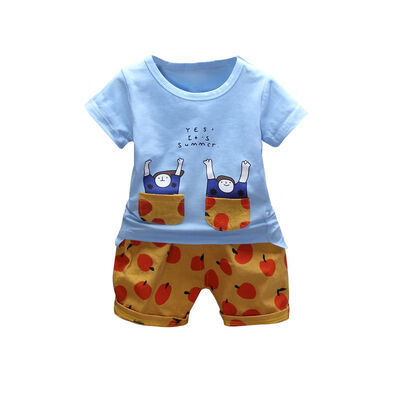 Summer Baby Boy Khaki Cartoon Sets Print Short Sleeve Shirt BlouseFruit Print Shorts Suits Kids Casual Outfits Clothes 2Pcs
Summer Baby Boy Khaki Cartoon Sets Print Short Sleeve Shirt BlouseFruit Print Shorts Suits Kids Casual Outfits Clothes 2Pcs