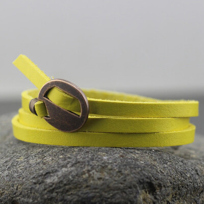 Vinatge Multilayer 65cm Length Leather Bracelet For Men Women Unisex