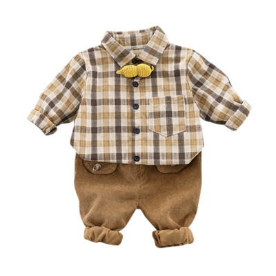 Autumn Baby Boys Set Casual Long Sleeve Plaid Print Shirt TopsPants Trouser Set
Autumn Baby Boys Set Casual Long Sleeve Plaid Print Shirt TopsPants Trouser Set