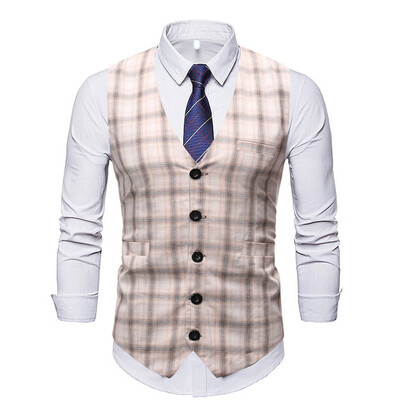 Toponeto Mens Fashion New Style Business Leisure Vest Comfortable Checked Waistcoat Top
Toponeto Mens Fashion New Style Business Leisure Vest Comfortable Checked Waistcoat Top