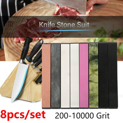 8pcsset 200-10000 Grit Sharpening Whetstones Knife Sharpening Polishing Stone Grindstone with Base
8pcsset 200-10000 Grit Sharpening Whetstones Knife Sharpening Polishing Stone Grindstone with Base