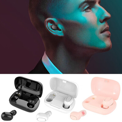 L21 Bluetooth 50 Headset TWS Wireless Earphones Stereo Mini Earbuds Headphones with Charging Box
L21 Bluetooth 50 Headset TWS Wireless Earphones Stereo Mini Earbuds Headphones with Charging Box