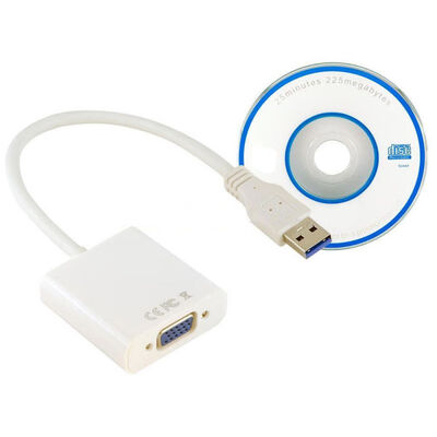 2020 NEW High quality USB 30 To VGA Video display Adapter Cable PC full HD external video card compatible
2020 NEW High quality USB 30 To VGA Video display Adapter Cable PC full HD external video card compatible