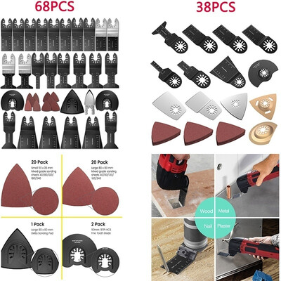 38PCS 68PCS Fein Multimaster Dewalt Makita Bosch Multimaster Rotary Tool Bit Saw Blade
38PCS 68PCS Fein Multimaster Dewalt Makita Bosch Multimaster Rotary Tool Bit Saw Blade
