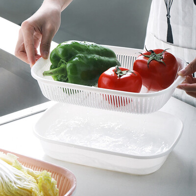 Toponeto Square Drain Sealed Box Ginger Garlic Onion Food Container Refrigerator Storage
Toponeto Square Drain Sealed Box Ginger Garlic Onion Food Container Refrigerator Storage