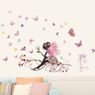 3D Wall Decor Sticker Fashion Butterfly Flower Wall Sticker Fairy Bedroom Living Room Decal Chic Beaitiful Style Home Decorative 
3D Wall Decor Sticker Fashion Butterfly Flower Wall Sticker Fairy Bedroom Living Room Decal Chic Beaitiful Style Home Decorative