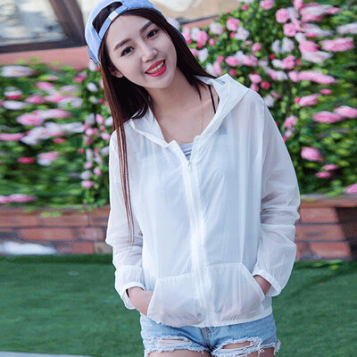 Women Thin Long Sleeve Blouse Summer New Hooded UV Rays Protection Summer Blouse Zipper Sun Protection Tops Blusa
Women Thin Long Sleeve Blouse Summer New Hooded UV Rays Protection Summer Blouse Zipper Sun Protection Tops Blusa