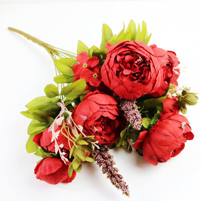 Europe Style Flower Bouquet for Home Shop Decor Artificial Peony Flowers Silk Fake Flower Bouquet Simulation Peony Decor Supplie
Europe Style Flower Bouquet for Home Shop Decor Artificial Peony Flowers Silk Fake Flower Bouquet Simulation Peony Decor Supplie