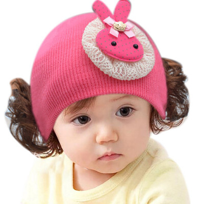 Newborn Cute Baby Hat Toddler Baby Warm Knit Hat Girls Caps Cartoon Bowknot Cap Girls Fake Hair Wig Hats Kids Headwear
Newborn Cute Baby Hat Toddler Baby Warm Knit Hat Girls Caps Cartoon Bowknot Cap Girls Fake Hair Wig Hats Kids Headwear