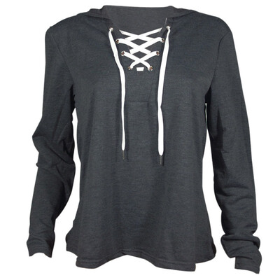 2018 Autumn Women Hoodie Casual Long Sleeve Hooded Pullover Lace Up Sweatshirts Hooded
2018 Autumn Women Hoodie Casual Long Sleeve Hooded Pullover Lace Up Sweatshirts Hooded