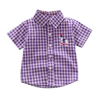 Toddler Plaid Shirts Summer Outfits Baby boy Short Sleeve Tops Children Plaid Print Button Shirts Kids Blouses Shirt
Toddler Plaid Shirts Summer Outfits Baby boy Short Sleeve Tops Children Plaid Print Button Shirts Kids Blouses Shirt