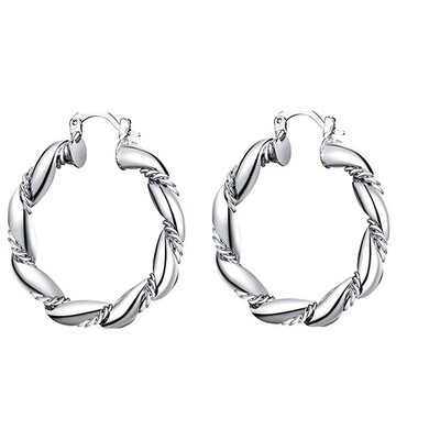 Silver Plated Women Girls Earrings Twisted Circle Design Fashion Ear Studs Loop jewelry
Silver Plated Women Girls Earrings Twisted Circle Design Fashion Ear Studs Loop jewelry