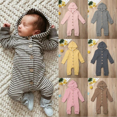 Newborn Baby Boy Girl Striped Romper Bodysuit Jumpsuit Playsuit Outfits Clothes
Newborn Baby Boy Girl Striped Romper Bodysuit Jumpsuit Playsuit Outfits Clothes
