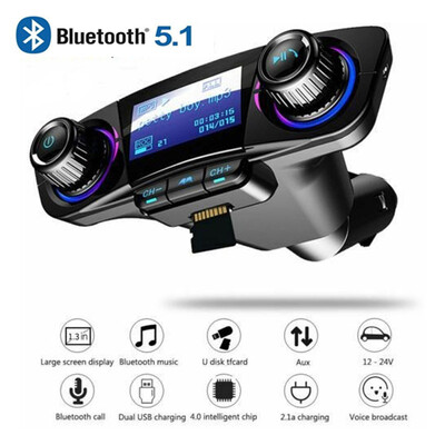 BT06 Bluetooth Car Charger FM Transmitter New Style Bluetooth 51 Smart Vehicle Bluetooth Charger MP3 Player FM Transmitter
BT06 Bluetooth Car Charger FM Transmitter New Style Bluetooth 51 Smart Vehicle Bluetooth Charger MP3 Player FM Transmitter