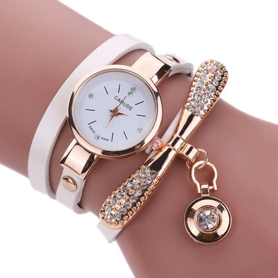 New Fashion Bracelet Watches Shiny Leather Rhinestone Watch With Pendant Women Accessories
New Fashion Bracelet Watches Shiny Leather Rhinestone Watch With Pendant Women Accessories