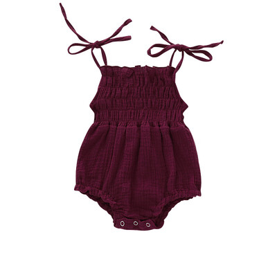 Summer New Toddler Infant Newborn Baby Girls Boys Romper Sleeveless Solid Jumpsuits New born Sunsuit Playsuit 0-24M
Summer New Toddler Infant Newborn Baby Girls Boys Romper Sleeveless Solid Jumpsuits New born Sunsuit Playsuit 0-24M