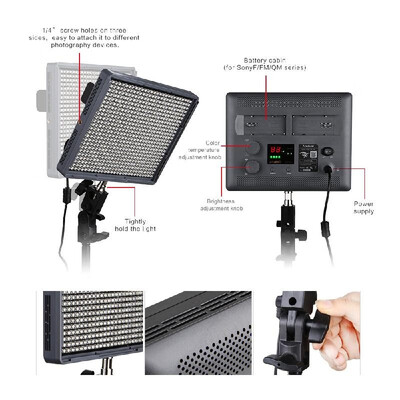 Aputure Amaran HR672C 672pcs LEDs Video Light CRI95 Light Panel Brightness Color Temperature Adjustment with Batteries Wireless R
Aputure Amaran HR672C 672pcs LEDs Video Light CRI95 Light Panel Brightness Color Temperature Adjustment with Batteries Wireless R