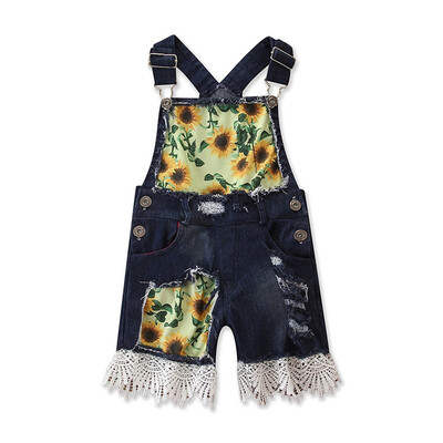 Infant Fashion Sunflower Jeans Overalls Baby Short Trousers Kids Suspenders Denim Pants 1-5T Children Outwear Girls Pants
Infant Fashion Sunflower Jeans Overalls Baby Short Trousers Kids Suspenders Denim Pants 1-5T Children Outwear Girls Pants