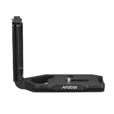 Andoer Shape QR Quick Release Plate Camera Bracket Aluminum Alloy for Nikon D850
Andoer Shape QR Quick Release Plate Camera Bracket Aluminum Alloy for Nikon D850