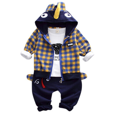 2019 New Autumn Baby Boys Blouse Pants Sets Long Sleeve Letter Print TopsPlaid Hooded CoatPants Trouser Costume Set
2019 New Autumn Baby Boys Blouse Pants Sets Long Sleeve Letter Print TopsPlaid Hooded CoatPants Trouser Costume Set