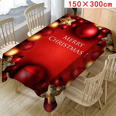 Toponeto Christmas Tablecloth Print Rectangle Table Cover Holiday Party Home Decor
Toponeto Christmas Tablecloth Print Rectangle Table Cover Holiday Party Home Decor