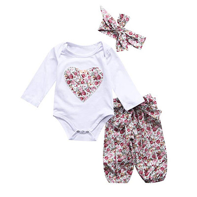 Spring Autumn Set Baby Girl Embroidered Rompers And Trousers And Headband Kids Three-piece Outfit Set
Spring Autumn Set Baby Girl Embroidered Rompers And Trousers And Headband Kids Three-piece Outfit Set