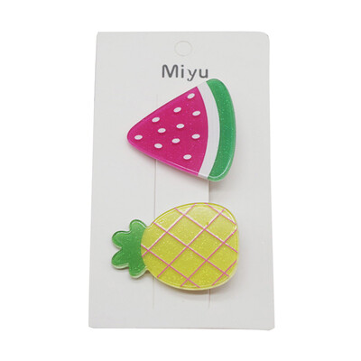 2Pcs Girls Hair Clips Cute Colorful Fruit Hair Pin Kids Hairpin Princess Hair Accessories Hair Clips
2Pcs Girls Hair Clips Cute Colorful Fruit Hair Pin Kids Hairpin Princess Hair Accessories Hair Clips