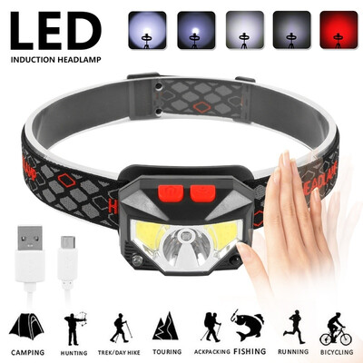 Outdoor Camping Portable Mini LED Headlamp USB Charging Fishing Headlights 6 Modes Head Torch Lamp
Outdoor Camping Portable Mini LED Headlamp USB Charging Fishing Headlights 6 Modes Head Torch Lamp