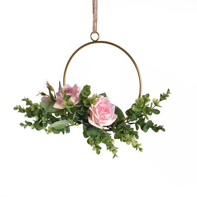 Wrought Iron Geometric Wreath Wall Hanging Decoration Floral Hoop Wreath For Wedding
Wrought Iron Geometric Wreath Wall Hanging Decoration Floral Hoop Wreath For Wedding