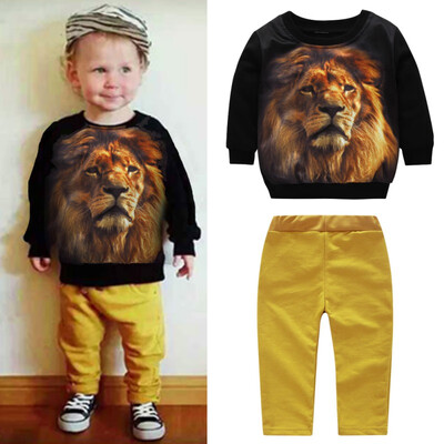 Boys Print Cartoon SweatshirtPants 2pcs Suit 2018 New Autumn Winter Children Clothes Set Kids Casual Boys Clothing 1-4Y 
Boys Print Cartoon SweatshirtPants 2pcs Suit 2018 New Autumn Winter Children Clothes Set Kids Casual Boys Clothing 1-4Y