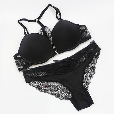 Front Closure Y Shape Strap Lingerie Set Women Underwire Women Bra & Brief Sets Female Push Up Bras Sets 34 Cup Underwear Set
Front Closure Y Shape Strap Lingerie Set Women Underwire Women Bra & Brief Sets Female Push Up Bras Sets 34 Cup Underwear Set