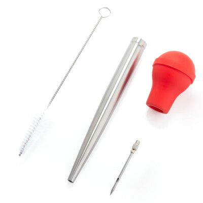 Kitchen Turkey Set Four Sets Of Turkey Seasoning Needle Needle Straw Cleaning Brush Oil Brush
Kitchen Turkey Set Four Sets Of Turkey Seasoning Needle Needle Straw Cleaning Brush Oil Brush