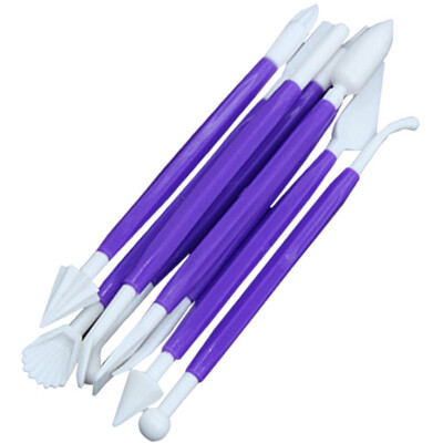 8Pcset Plastic Clay Sculpting Set Wax Carving Pottery Shaper Modeling Clay Tool