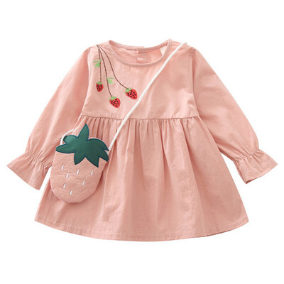 New Autumn Casual Baby Girls Strawberry Print Long Sleeve Dress Kids Toddler Pageant Dresses
New Autumn Casual Baby Girls Strawberry Print Long Sleeve Dress Kids Toddler Pageant Dresses