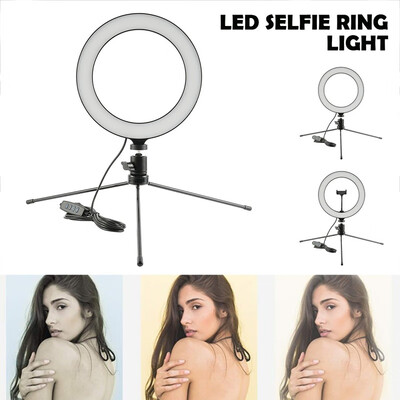 Photography LED Selfie Ring Light Dimmable Camera Phone Ring Lamp 
Photography LED Selfie Ring Light Dimmable Camera Phone Ring Lamp