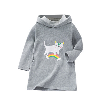 Children Clothing Autumn Toddler Kids Baby Girls Cotton Cartoon Cat Print Cute Sweater Long Sleeves Casual Hat Collar Sweet Tops
Children Clothing Autumn Toddler Kids Baby Girls Cotton Cartoon Cat Print Cute Sweater Long Sleeves Casual Hat Collar Sweet Tops
