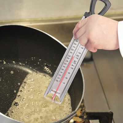 Candy Thermometer Stainless Steel Fry Thermometer Jam Thermometer Syrup Thermometer with Hook & Pot Clip
Candy Thermometer Stainless Steel Fry Thermometer Jam Thermometer Syrup Thermometer with Hook & Pot Clip