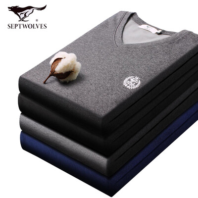 Seven wolves thermal underwear men plus velvet thick set invisible V-neck mens autumn&winter velvet autumn clothes long pants set 99295 dark gray
Seven wolves thermal underwear men plus velvet thick set invisible V-neck mens autumn&winter velvet autumn clothes long pants set 99295 dark gray