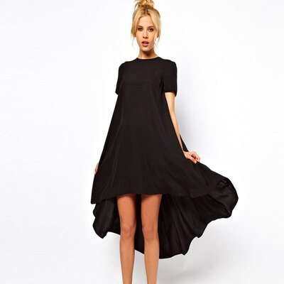 Lovaru ™New 2015 fashion Dovetailed with short sleeves pendulum swing long dress after 3 color short before long dress
Lovaru ™New 2015 fashion Dovetailed with short sleeves pendulum swing long dress after 3 color short before long dress