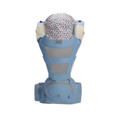 Hug bear baby strap folding waist stool aXT10 quiet blue breathable
Hug bear baby strap folding waist stool aXT10 quiet blue breathable
