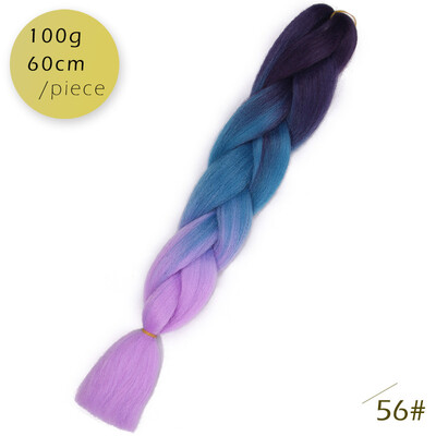 AISI HAIR 100gpcs 24inch Kanekalon Jumbo Braids Hair Ombre Two Tone Colored Synthetic Hair for Dolls Crochet Hair
AISI HAIR 100gpcs 24inch Kanekalon Jumbo Braids Hair Ombre Two Tone Colored Synthetic Hair for Dolls Crochet Hair