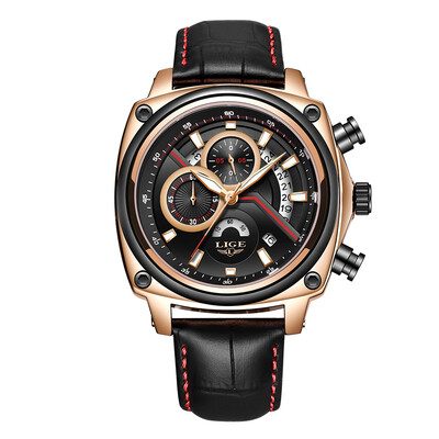 LIGE 9891 Quartz Men Watch Casual Fashion Top Luxury Brand Sport Watch Men Military Waterproof Leather Wristwatch Relogio Masculin
LIGE 9891 Quartz Men Watch Casual Fashion Top Luxury Brand Sport Watch Men Military Waterproof Leather Wristwatch Relogio Masculin