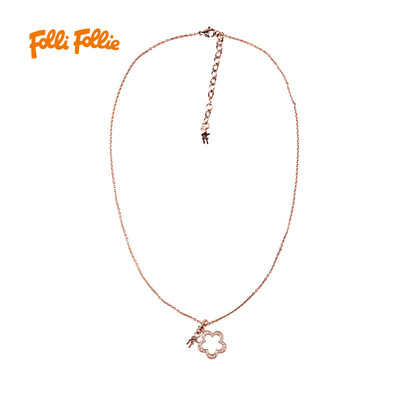 Folli Follie Folli Folli FLOWER LOGOMANIA series rose gold flower-shaped diamond necklace 3N2T043RC
Folli Follie Folli Folli FLOWER LOGOMANIA series rose gold flower-shaped diamond necklace 3N2T043RC