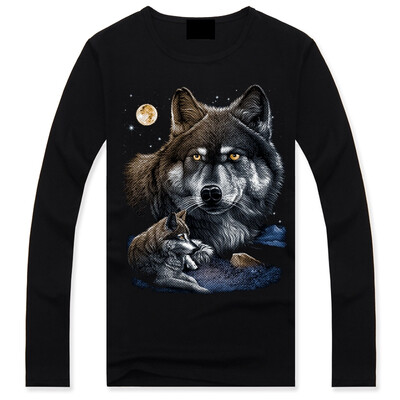 Mens Black 3D Graphics Printed Rock Skull Pattern Long Sleeve T-Shirt Top Tee Shirt M-XXXLMoon Wolf
Mens Black 3D Graphics Printed Rock Skull Pattern Long Sleeve T-Shirt Top Tee Shirt M-XXXLMoon Wolf