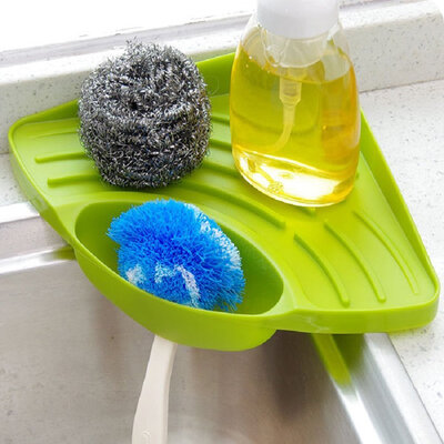 Sponge Holder, Kitchen Sink Caddy Suction Cup Holder for Sponges, Soap, Scrubbers, Cleaning Brush
Sponge Holder, Kitchen Sink Caddy Suction Cup Holder for Sponges, Soap, Scrubbers, Cleaning Brush