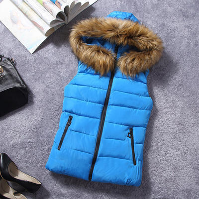2017 Brand Winter Vest Women Jacket Coat Down Cotton Casual Hooded Women's Fur Vests waistcoat Female vestidos Large size cloth
2017 Brand Winter Vest Women Jacket Coat Down Cotton Casual Hooded Women's Fur Vests waistcoat Female vestidos Large size cloth