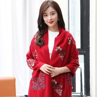STORY Of SHANGHAI Ladies&39 Woolen Scarves Wrinkled Shawls