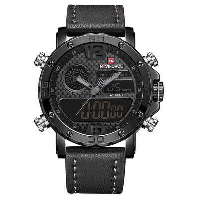 NAVIFORCE NF9134 Quartz Fashion Watch Men Watches Top Brand Luxury Male Clock Business Military Dual Display 30M Waterproof Wrist
NAVIFORCE NF9134 Quartz Fashion Watch Men Watches Top Brand Luxury Male Clock Business Military Dual Display 30M Waterproof Wrist