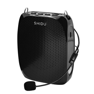 ShiDu SD-S258 small bee megaphone teacher portable loudspeaker slim mini speaker teaching waist hanging promotional guide megaphone classic black
ShiDu SD-S258 small bee megaphone teacher portable loudspeaker slim mini speaker teaching waist hanging promotional guide megaphone classic black