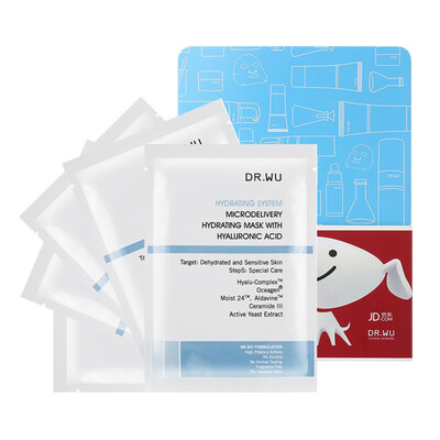 DR.WU Darling hyaluronic acid moisturizing mask set 5 (moisturizing replenishment calm men and women for sensitive muscle
DR.WU Darling hyaluronic acid moisturizing mask set 5 (moisturizing replenishment calm men and women for sensitive muscle